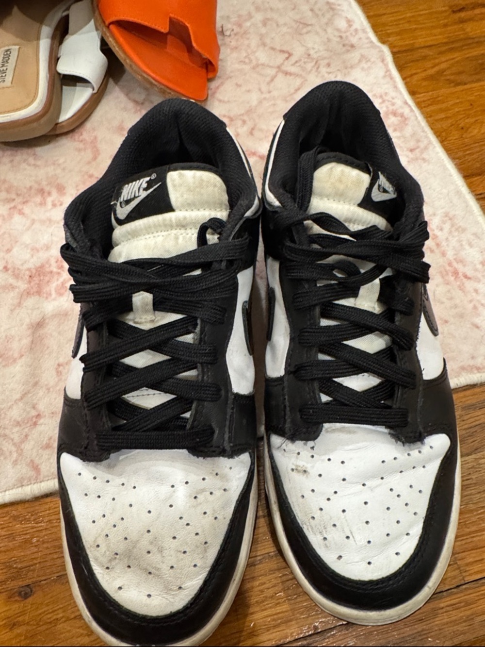 Nike Panda Dunks Black and White Retro Low-Top Sneakers